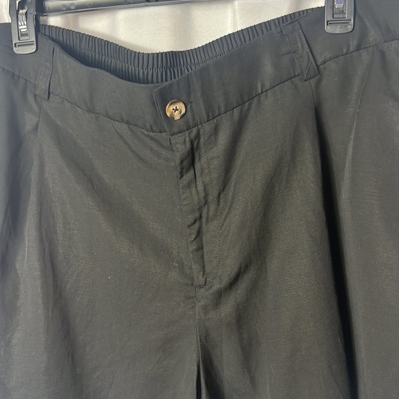 Torrid Black Linen Shorts - Picture 3 of 9